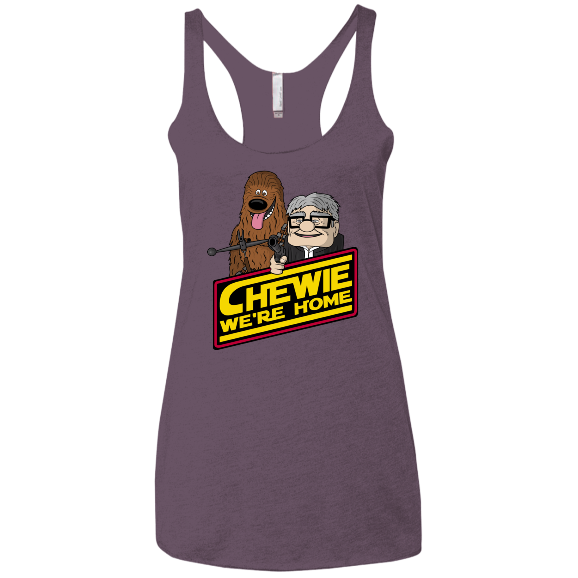 We're home Women's Triblend Racerback Tank