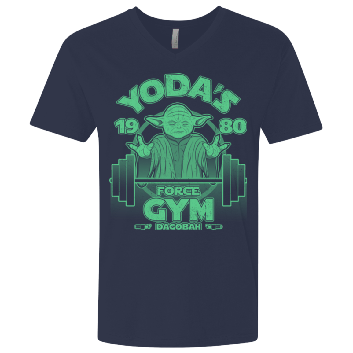 Dagobah Gym Men's Premium V-Neck