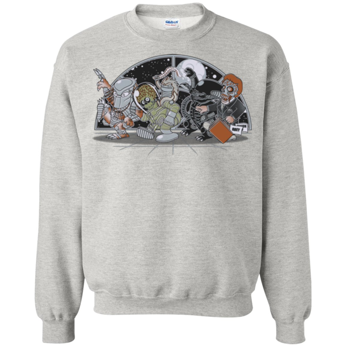 Where The Nasty Aliens are Crewneck Sweatshirt