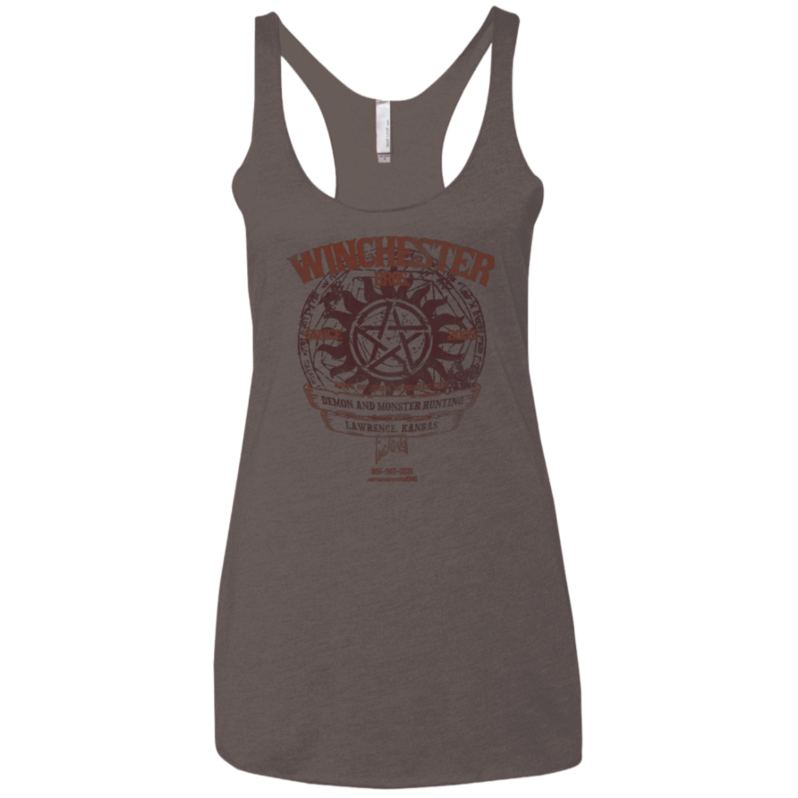 Winchester Bros Women's Triblend Racerback Tank