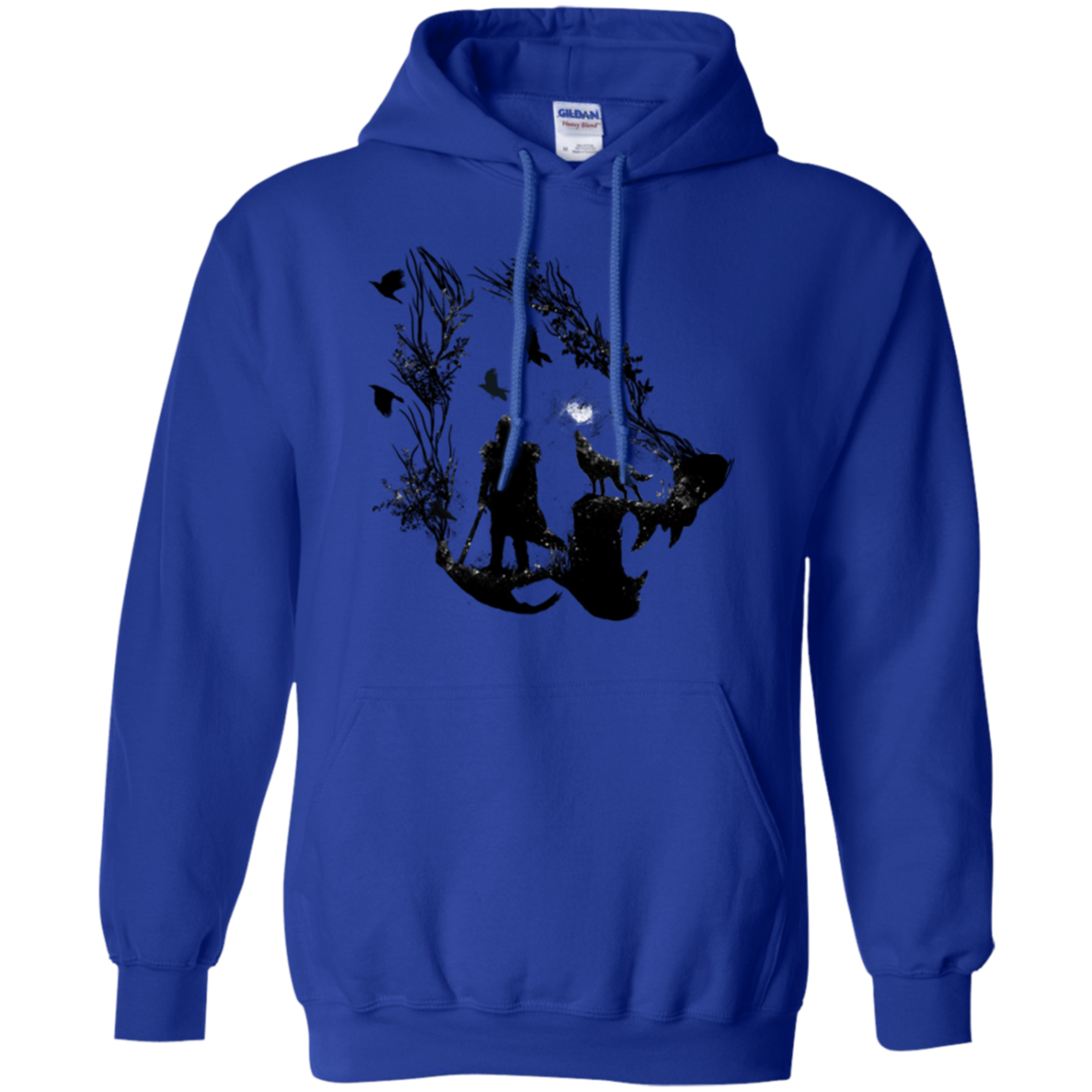 Lone wolf Pullover Hoodie