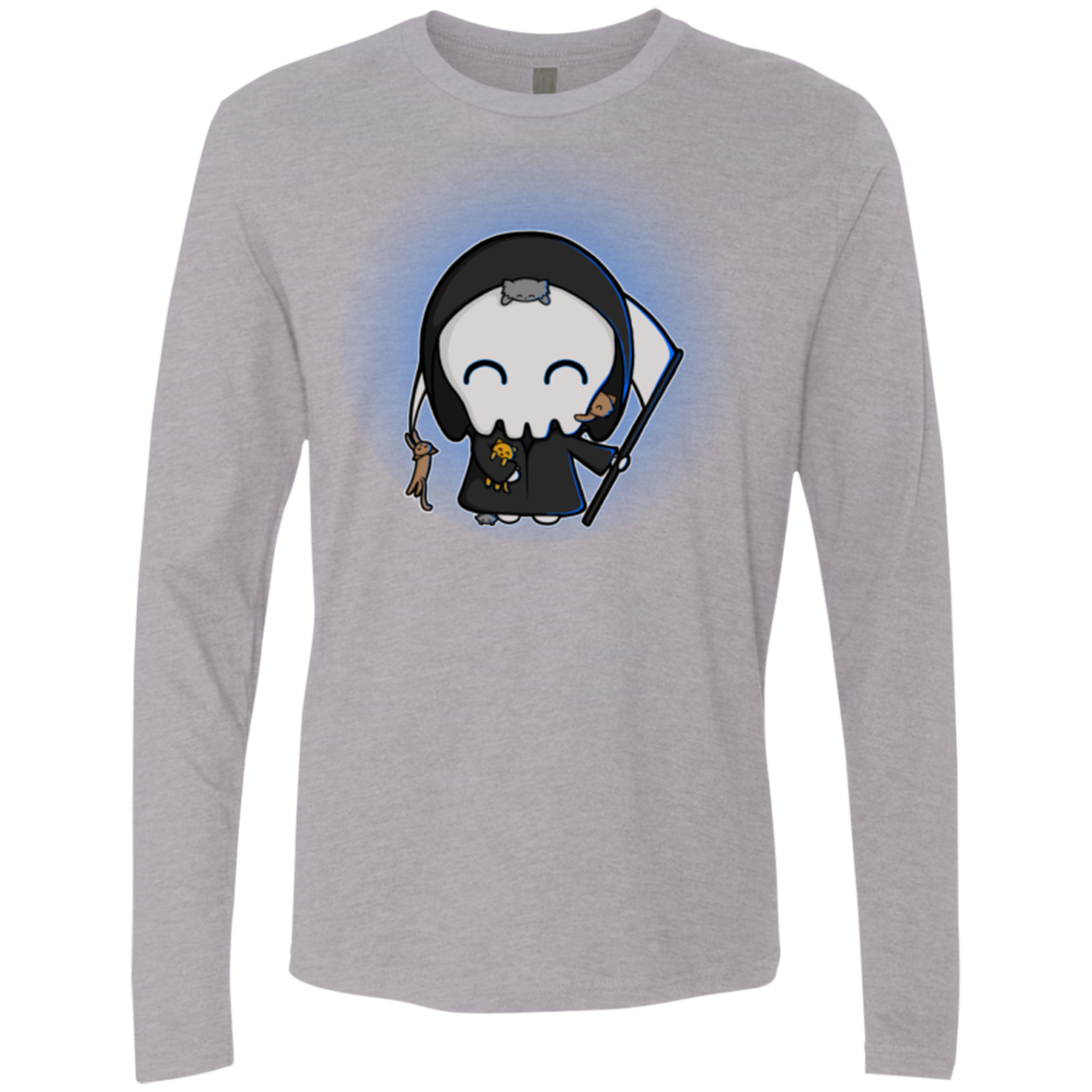 Death Loves Cats Men's Premium Long Sleeve