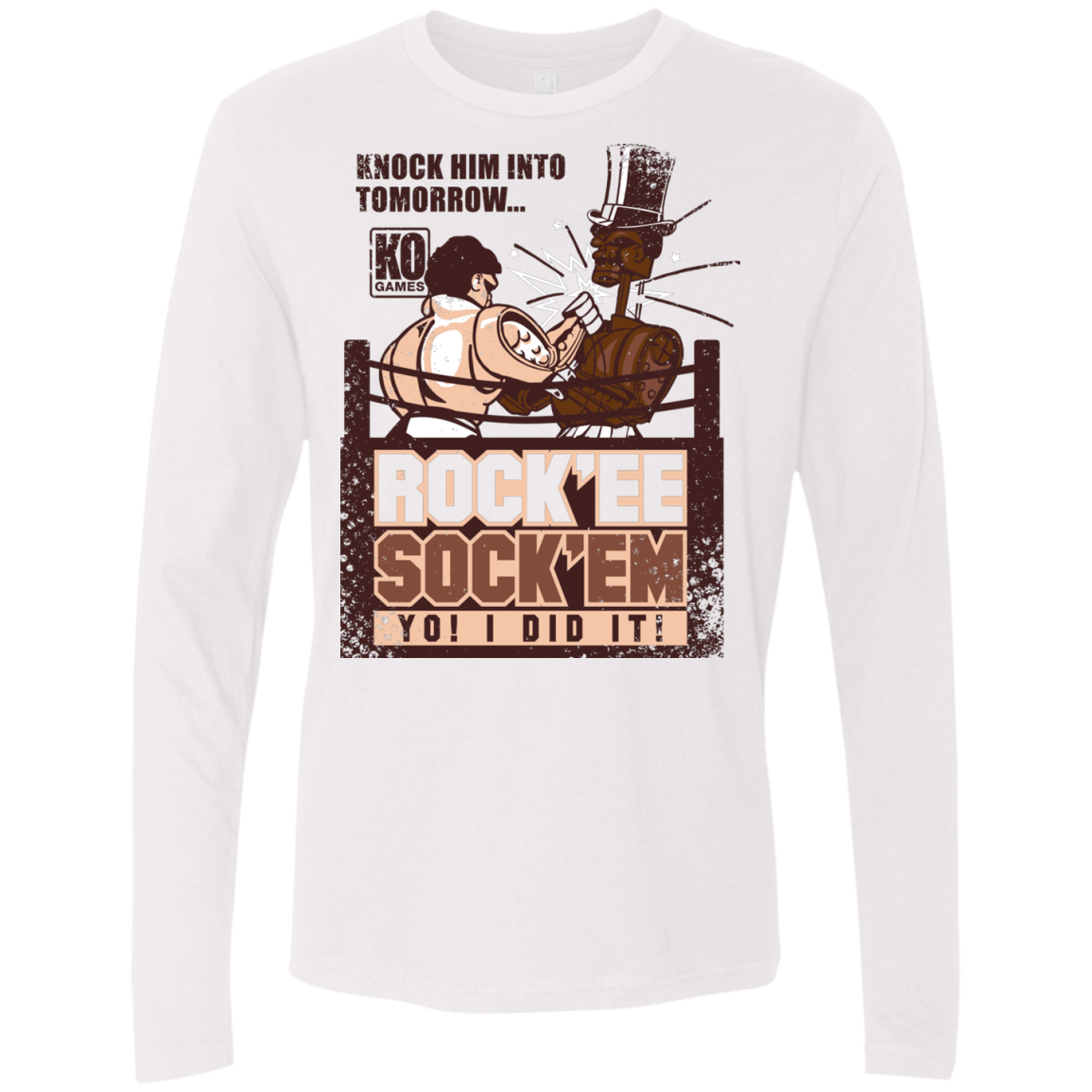 Rockee Sockem Men's Premium Long Sleeve