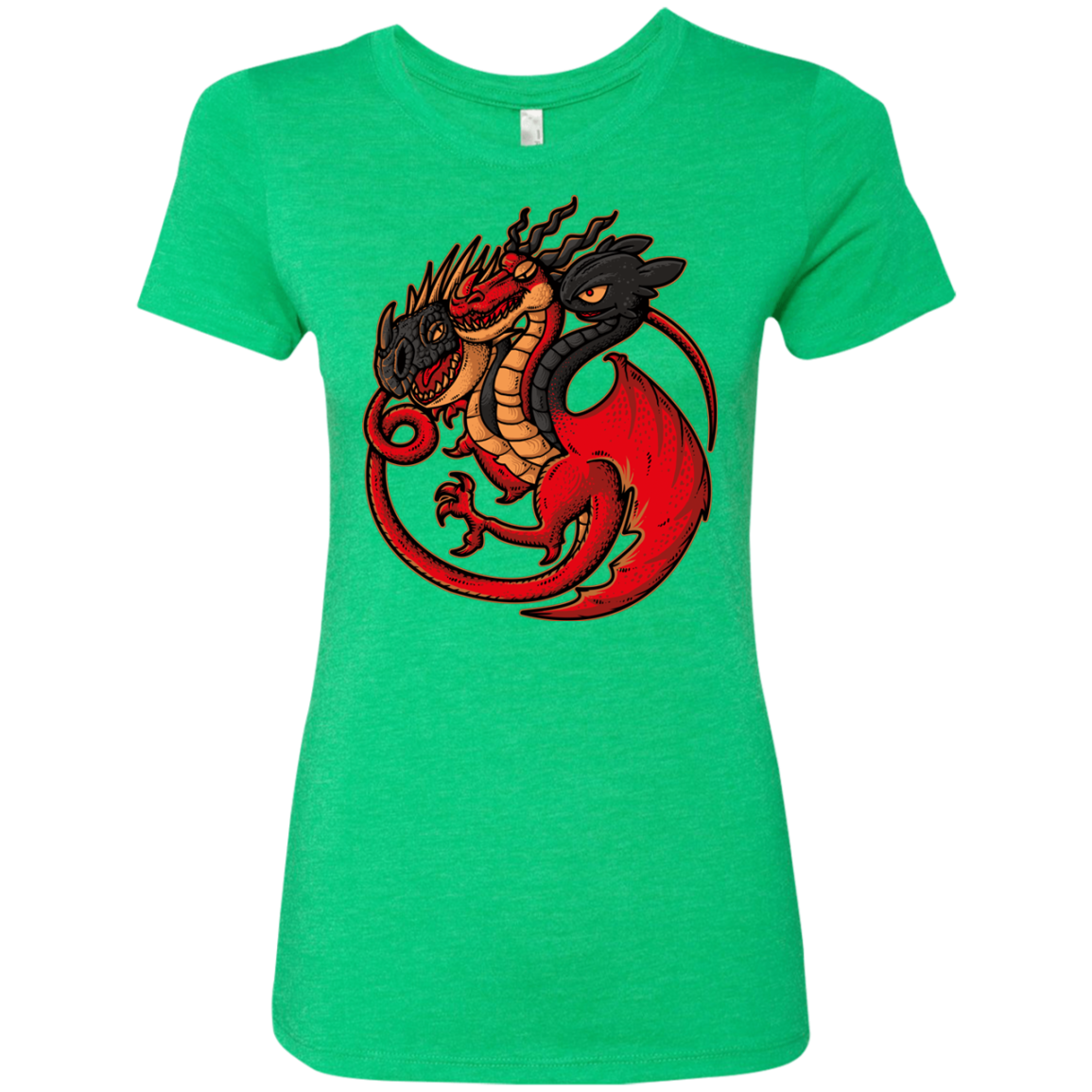 FIRE BLOOD AND TRAINING Women's Triblend T-Shirt