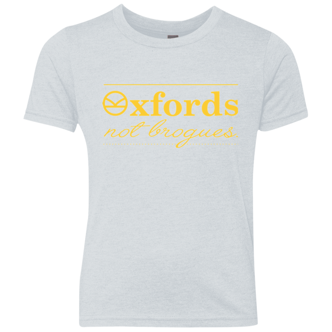 Oxfords Not Brogues Youth Triblend T-Shirt
