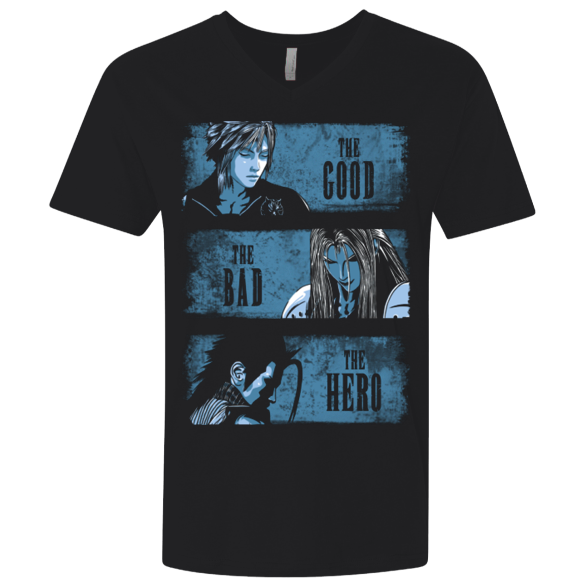 The Good the Bad and the Hero Men's Premium V-Neck