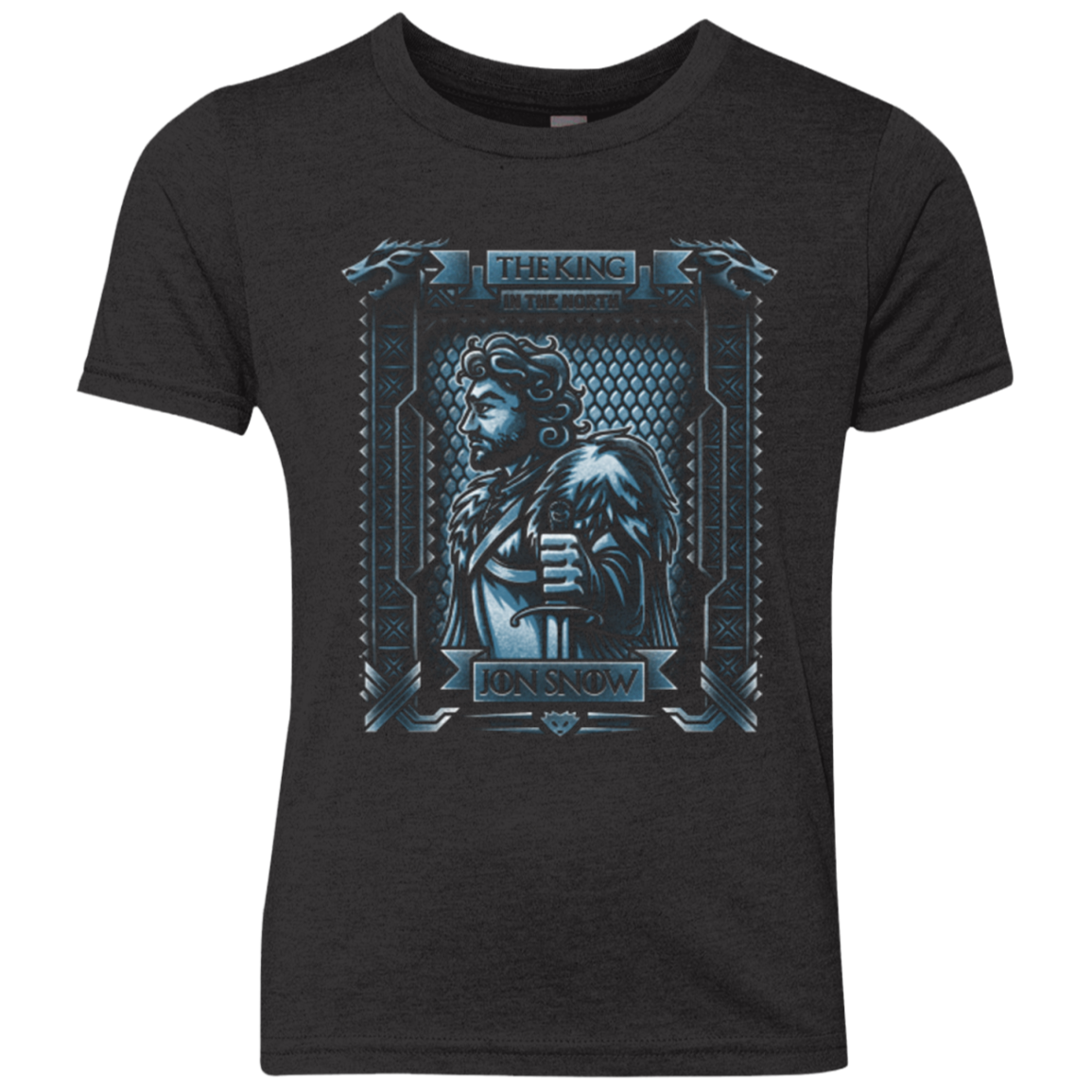 Jon Snow King in the North Youth Triblend T-Shirt