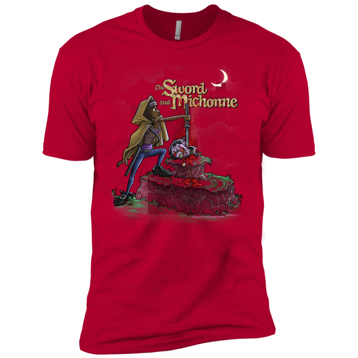 The Sword and Michonne Boys Premium T-Shirt