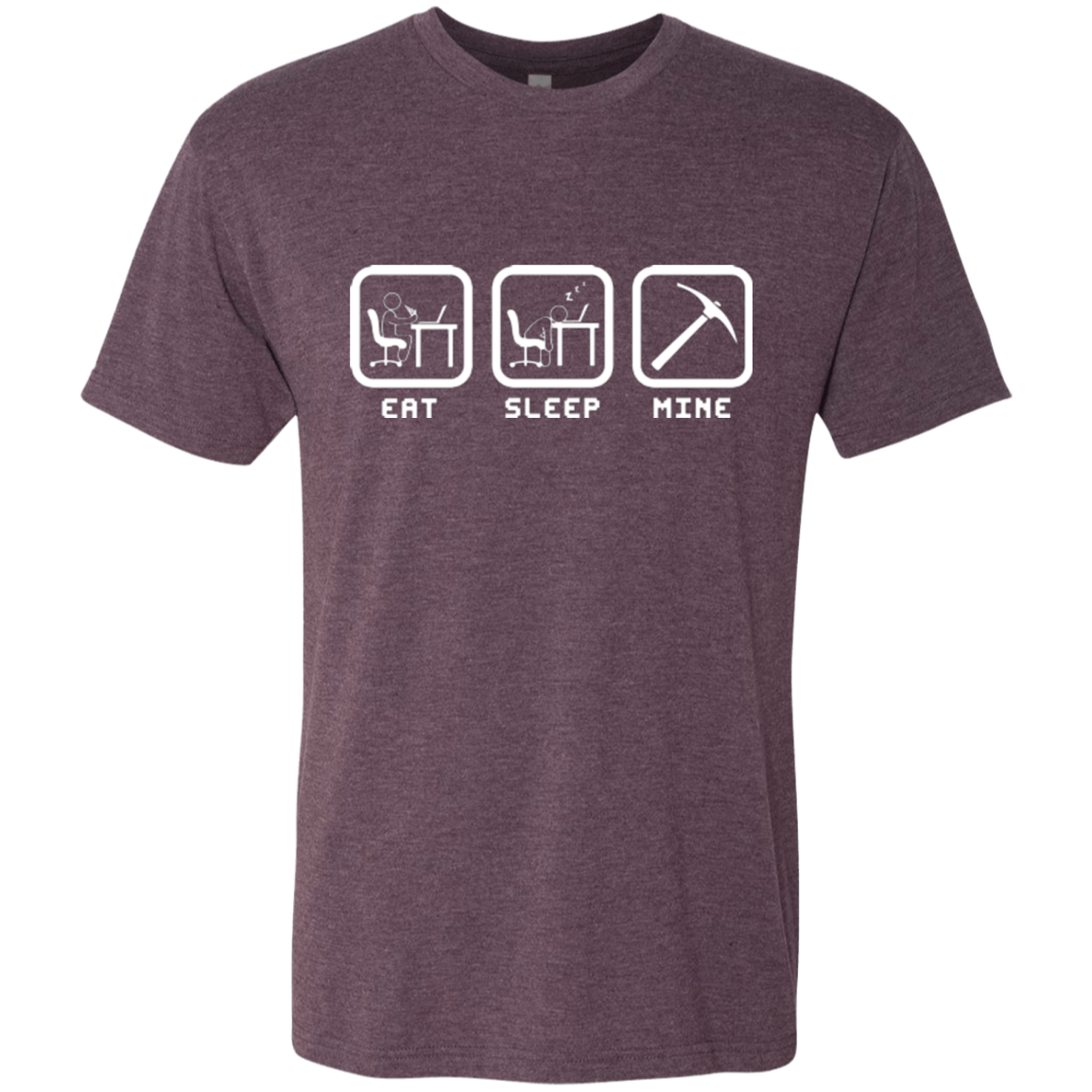 Eat Sleep Mine Men's Triblend T-Shirt