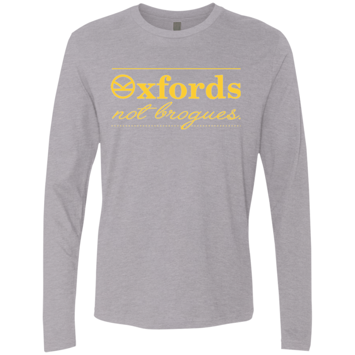 Oxfords Not Brogues Men's Premium Long Sleeve