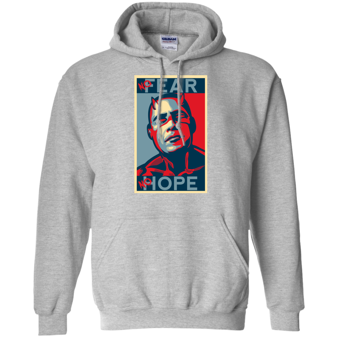 A man with no fear Pullover Hoodie