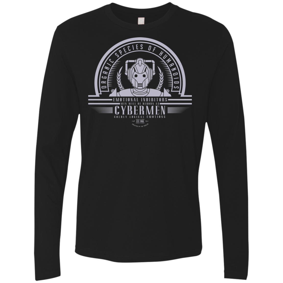 Who Villains Cybermen Men's Premium Long Sleeve
