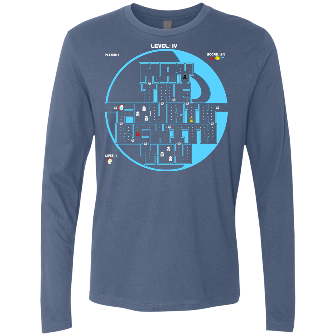 Pacman May The Fourth Men's Premium Long Sleeve