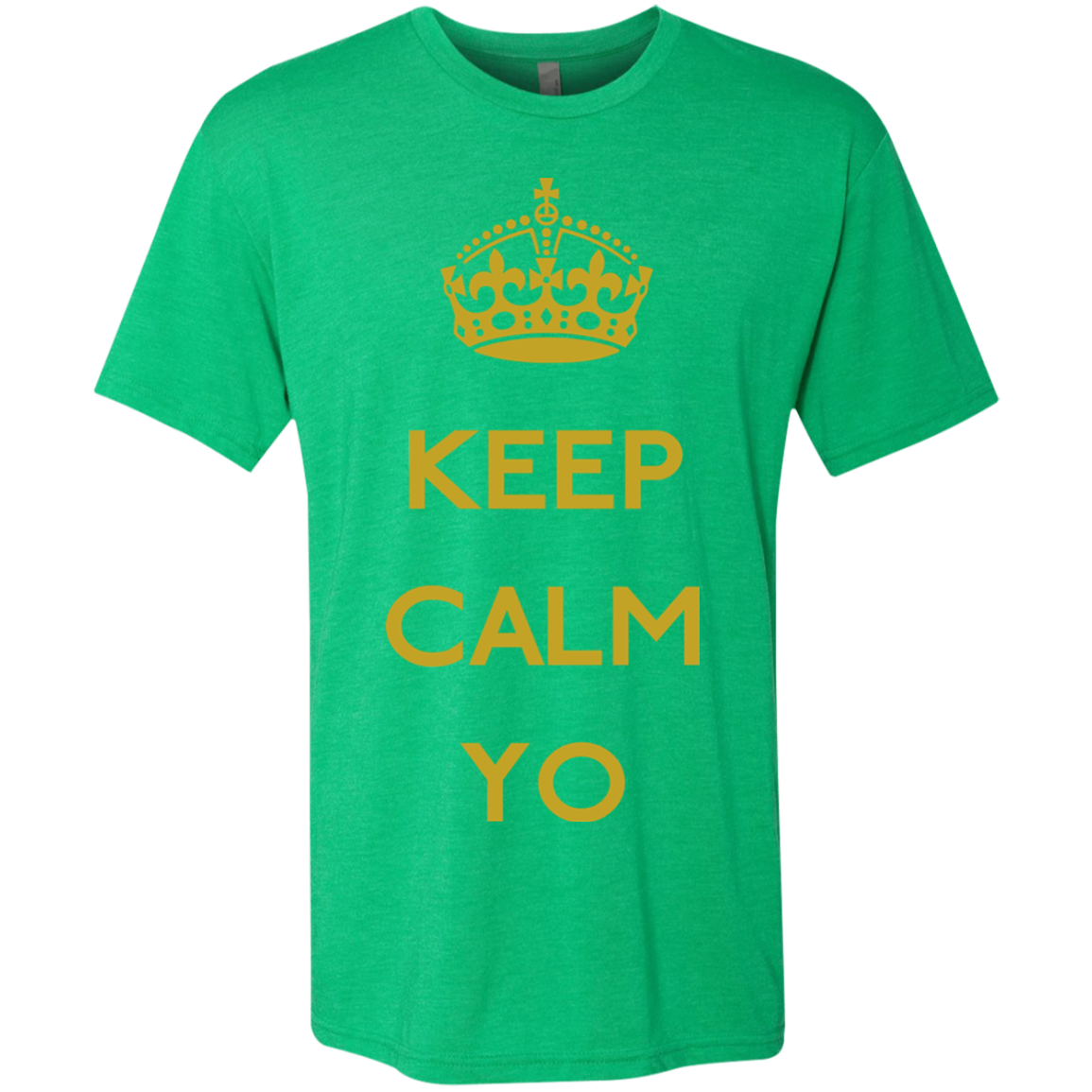 Keep Calm Yo Men's Triblend T-Shirt