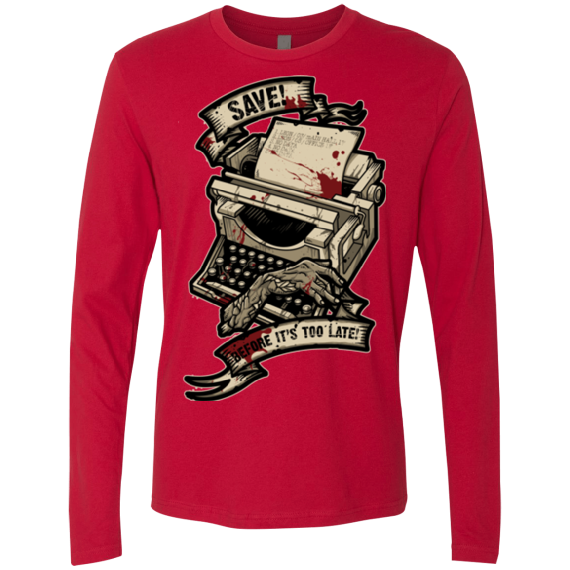 EVIL SAVE POINT Men's Premium Long Sleeve