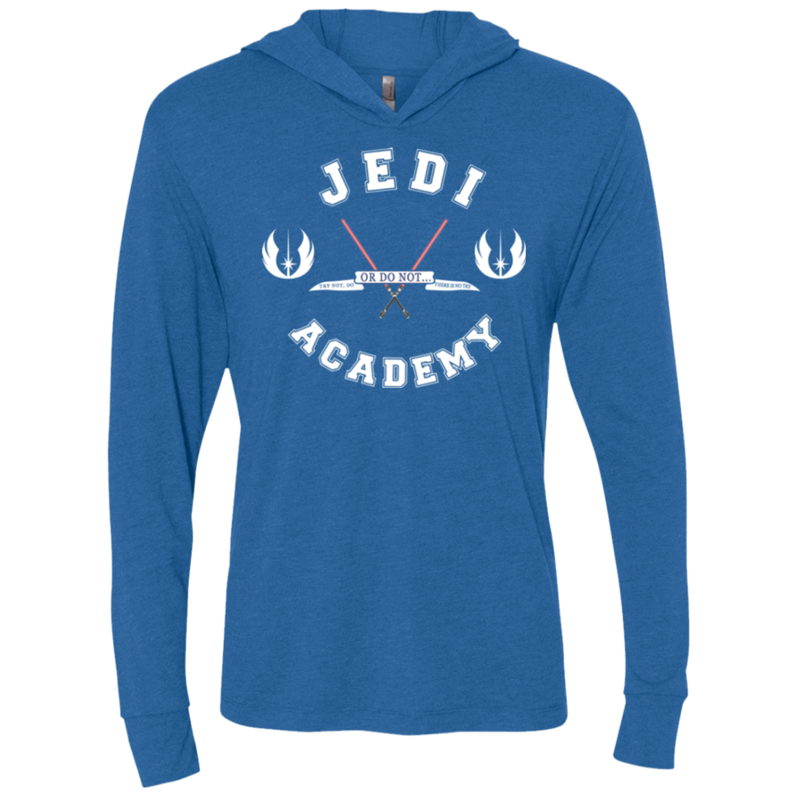 Jedi academy Triblend Long Sleeve Hoodie Tee