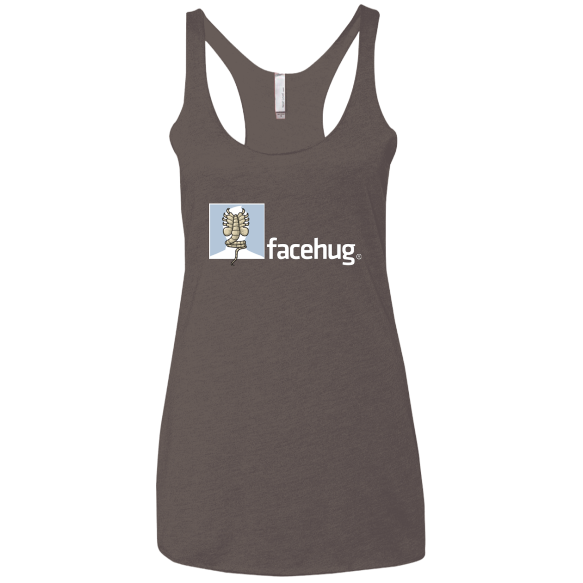 FACEHUG Women's Triblend Racerback Tank