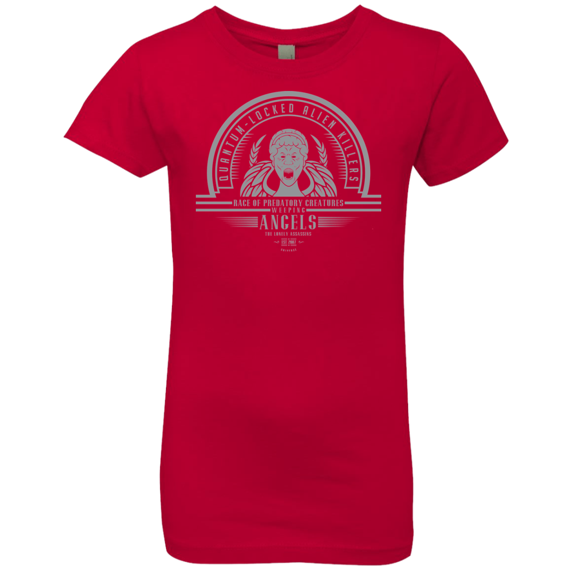 Who Villains Weeping Angels Girls Premium T-Shirt