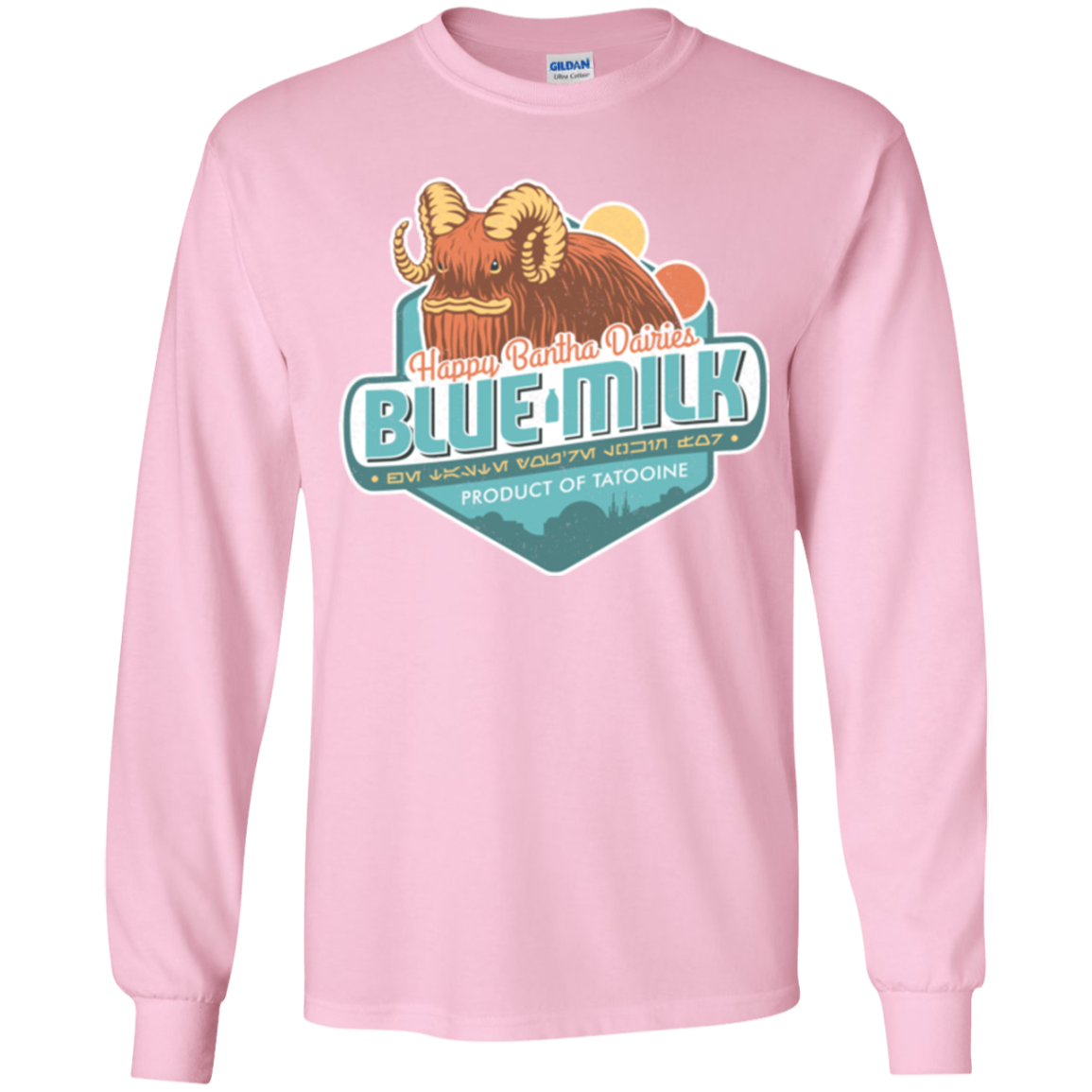 Blue Milk Youth Long Sleeve T-Shirt