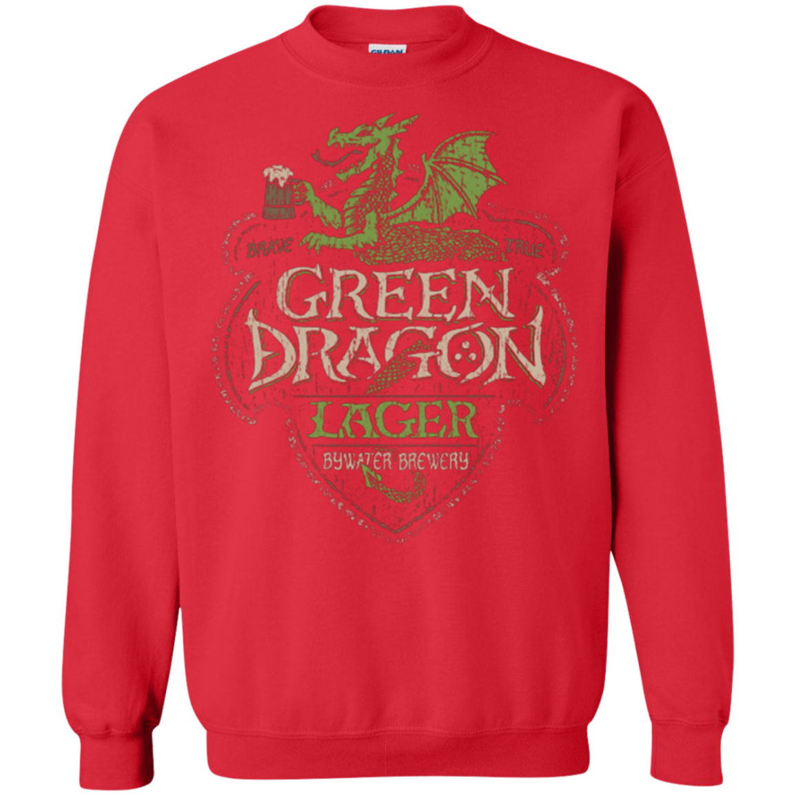 Green Dragon Crewneck Sweatshirt