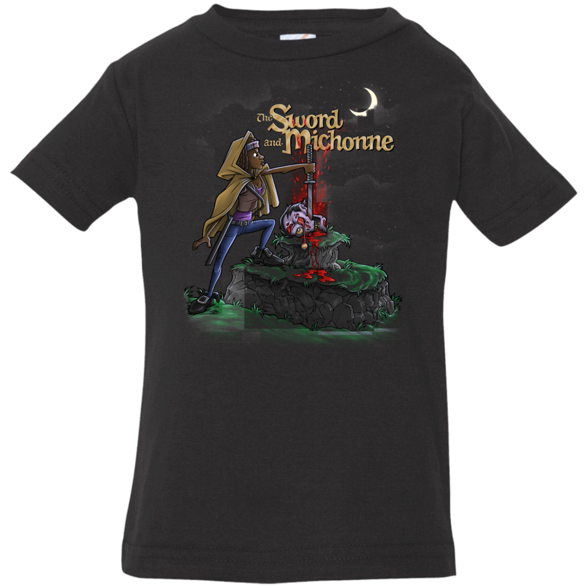 The Sword and Michonne Infant Premium T-Shirt