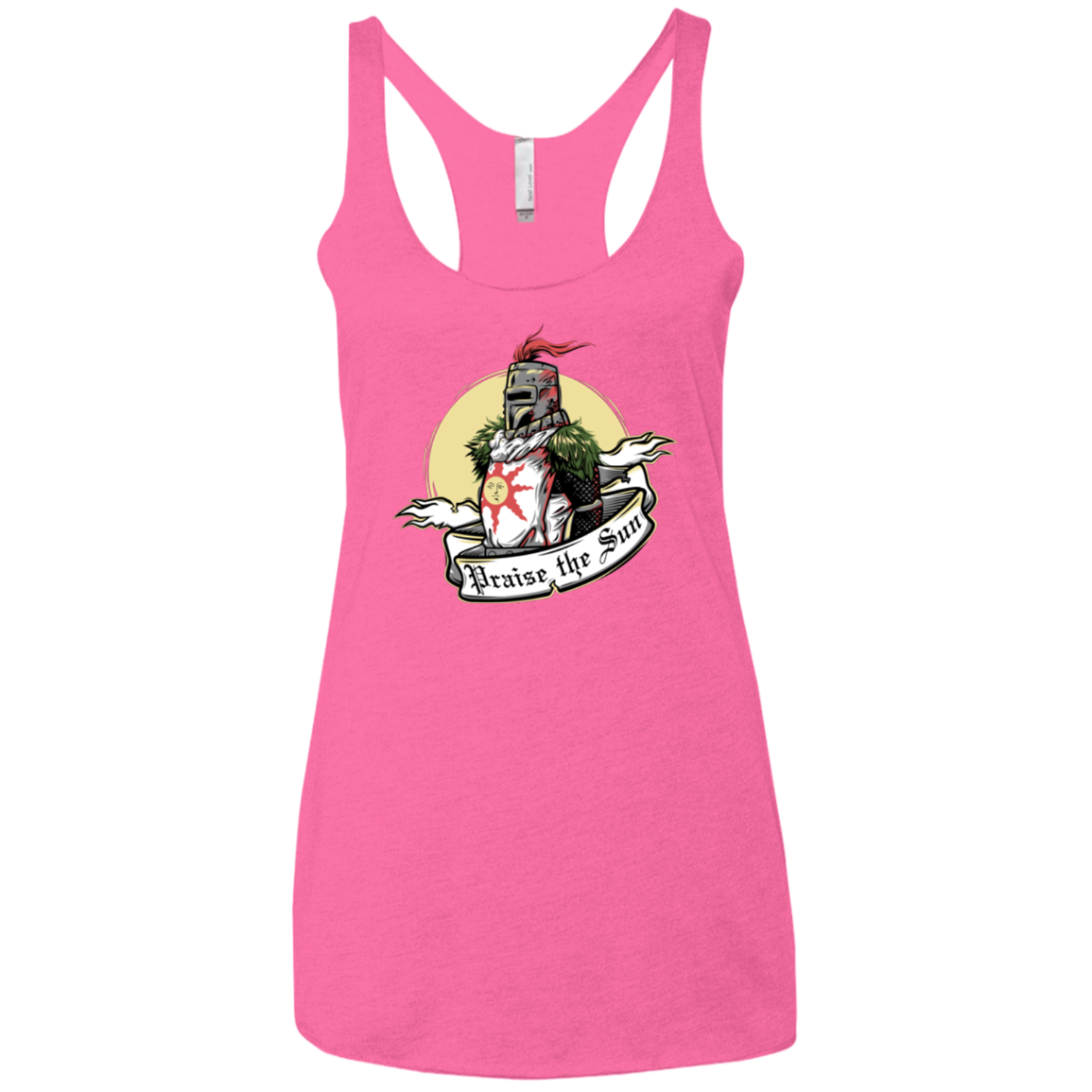 Praise the Sun Women's Triblend Racerback Tank