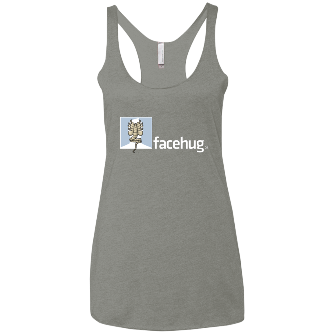 FACEHUG Women's Triblend Racerback Tank