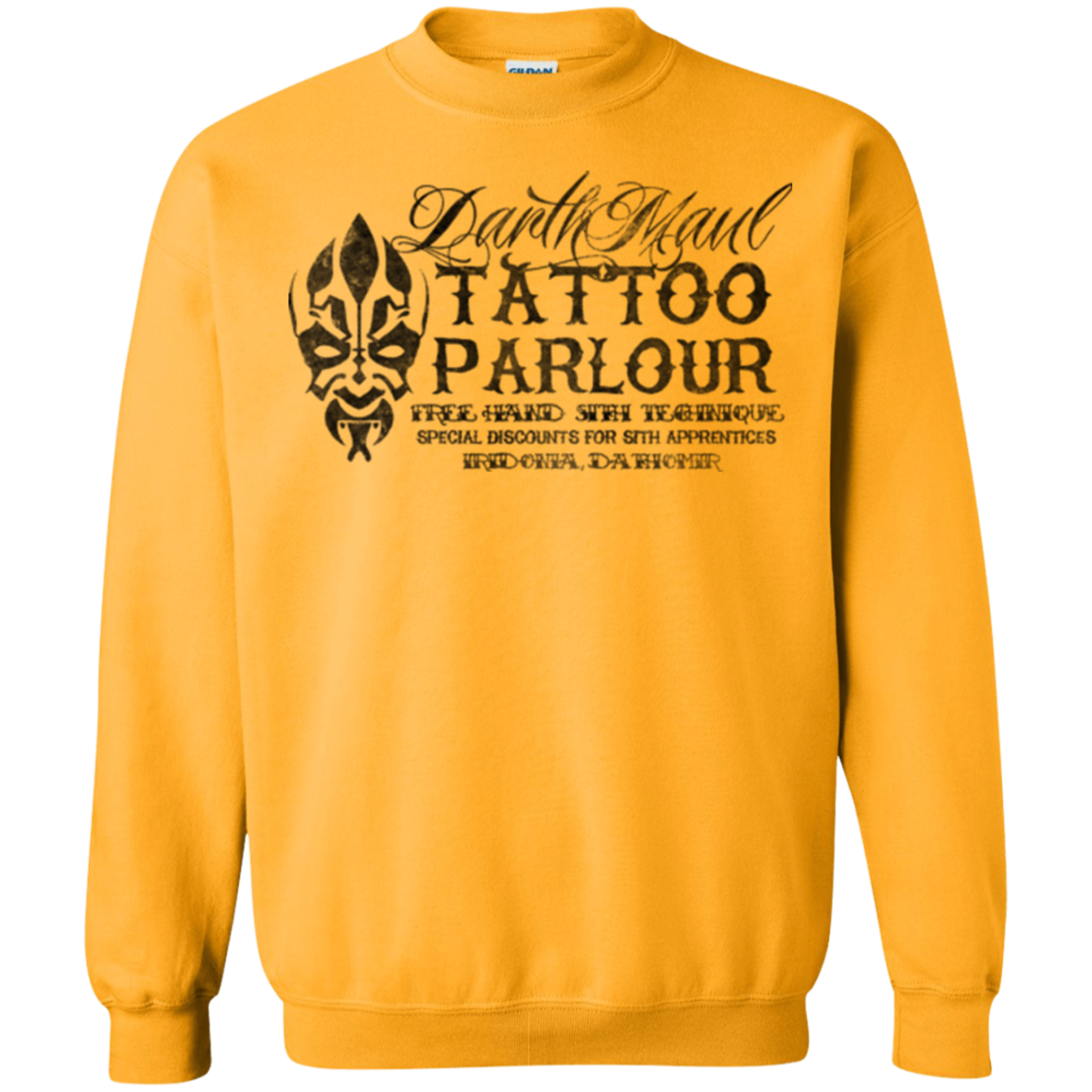 Darth Maul Tattoo Parlour Crewneck Sweatshirt