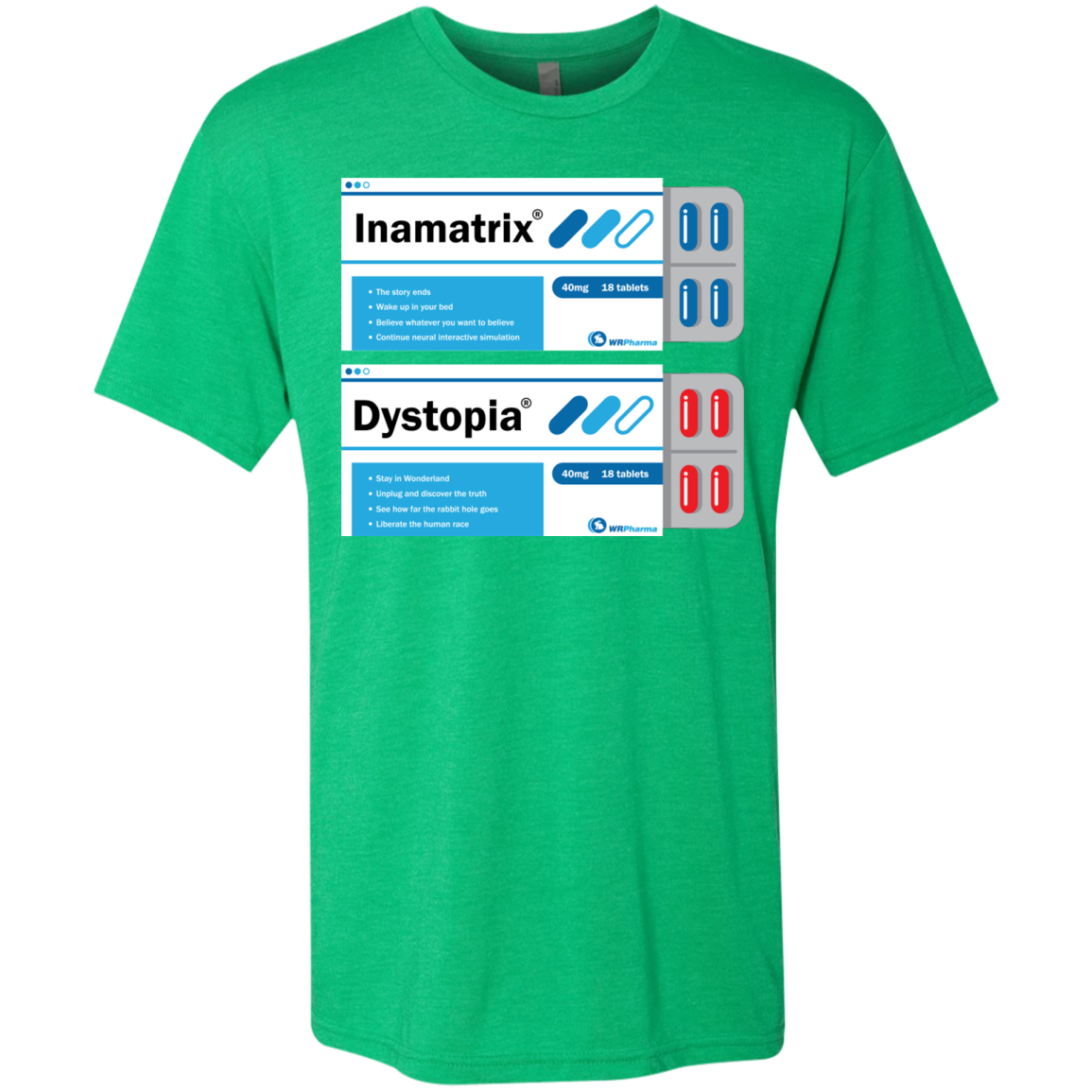 Red or Blue Men's Triblend T-Shirt