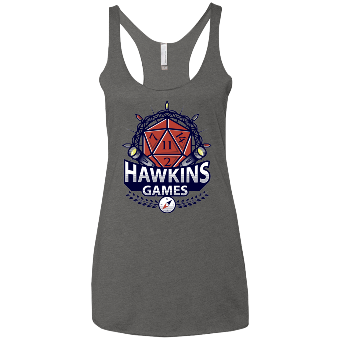 Hawkins Games Women's Triblend Racerback Tank