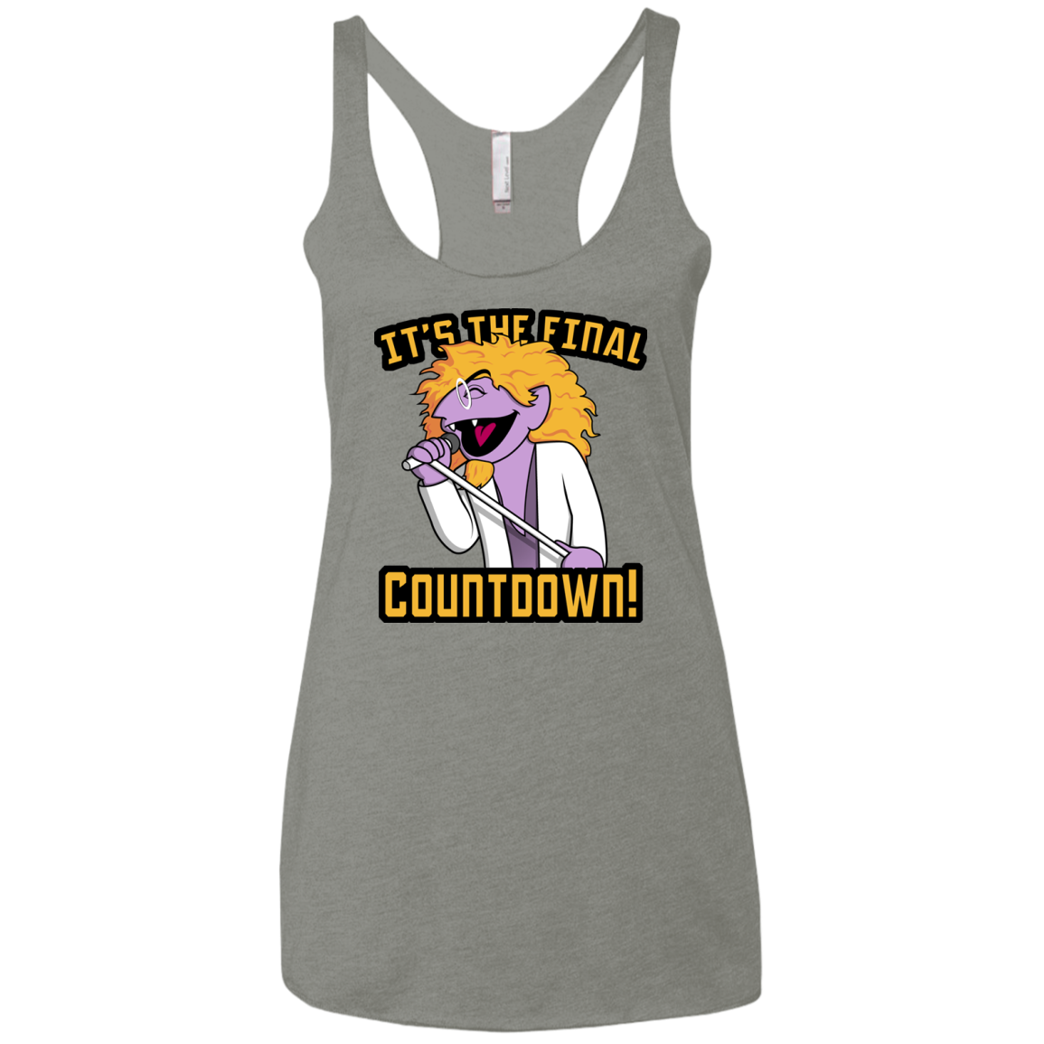 The Final Countdown Women's Triblend Racerback Tank