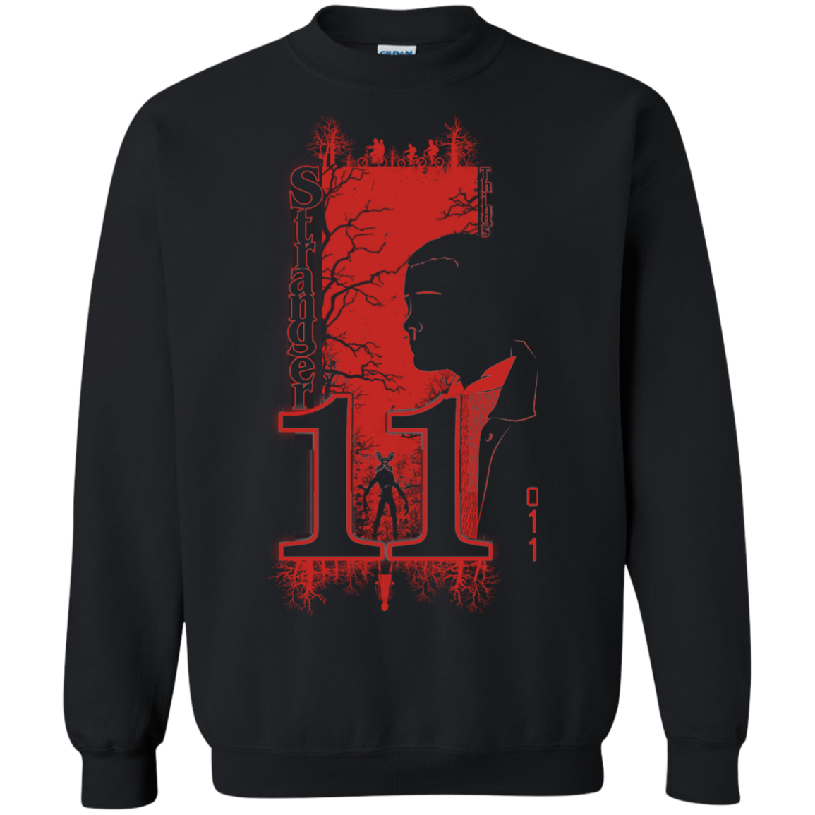 Stranger Things 11 Profile Crewneck Sweatshirt