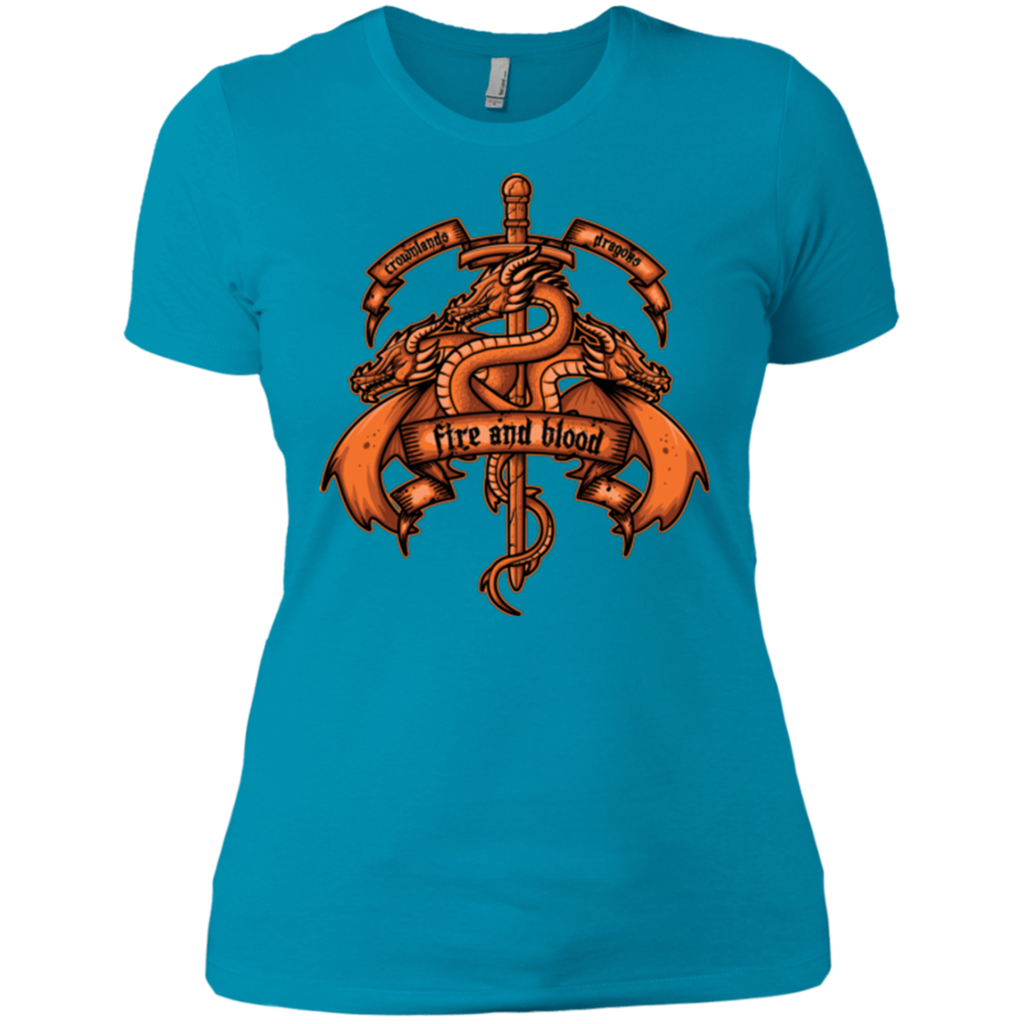 FIRE AND BLOOD Women's Premium T-Shirt