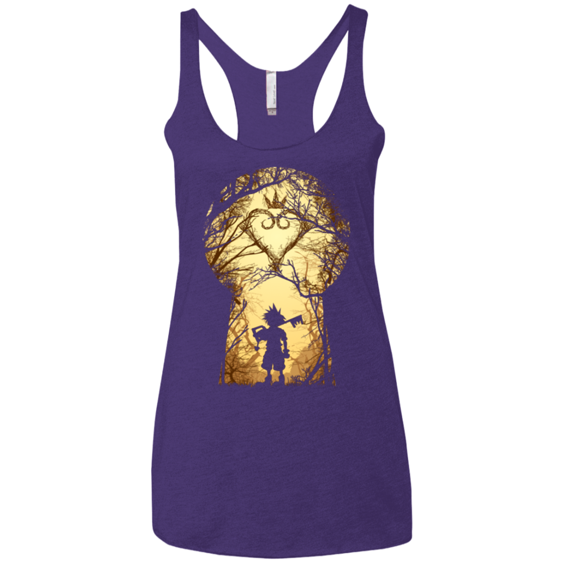 My Kingdom Women's Triblend Racerback Tank