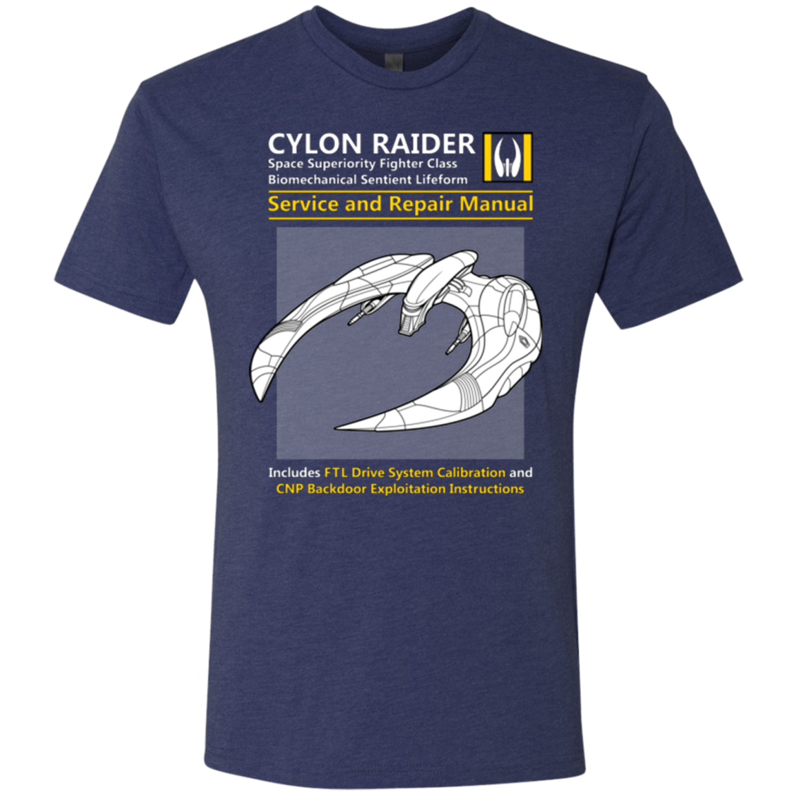 CYLON RAIDER SERVICE & REPAIR MANUAL Men's Triblend T-Shirt