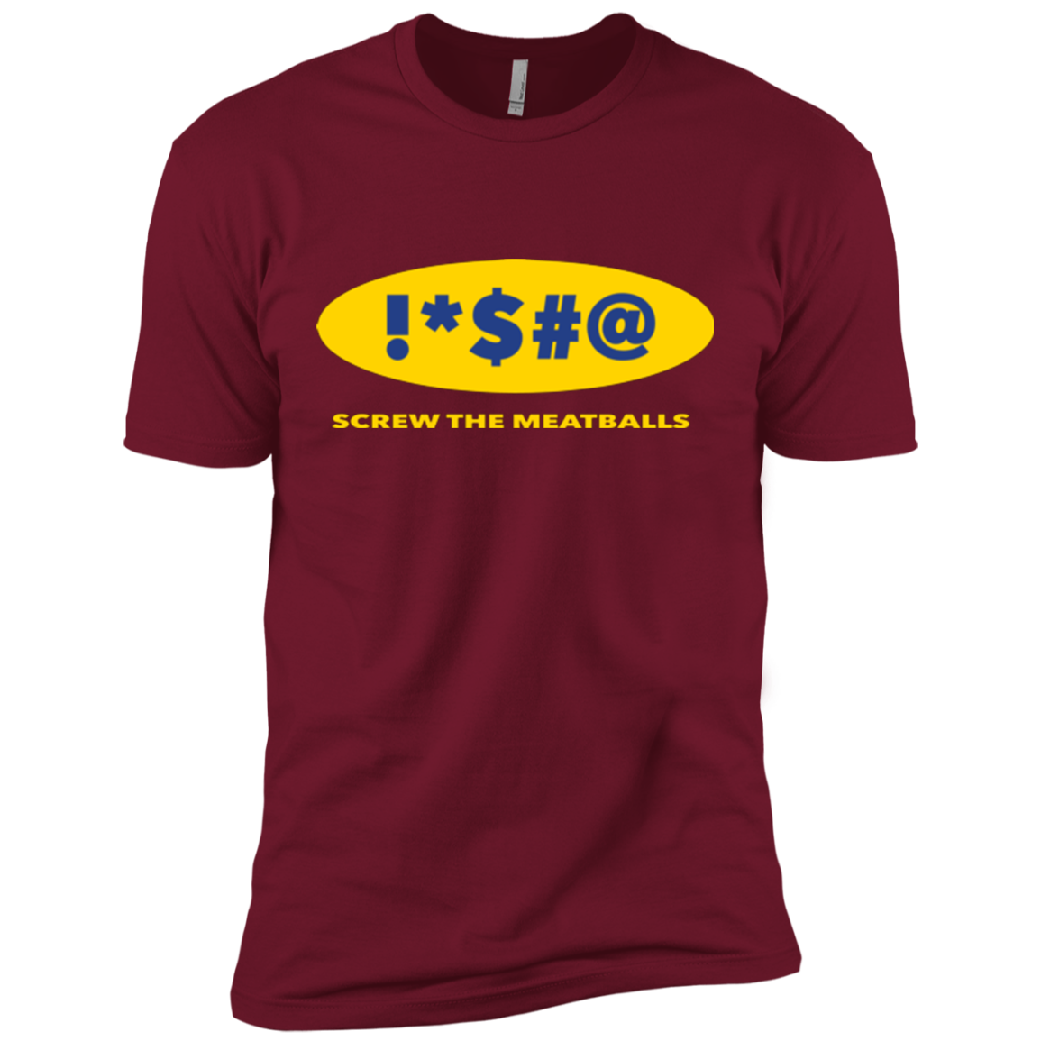 Swearing Screw The Meatballs Men's Premium T-Shirt