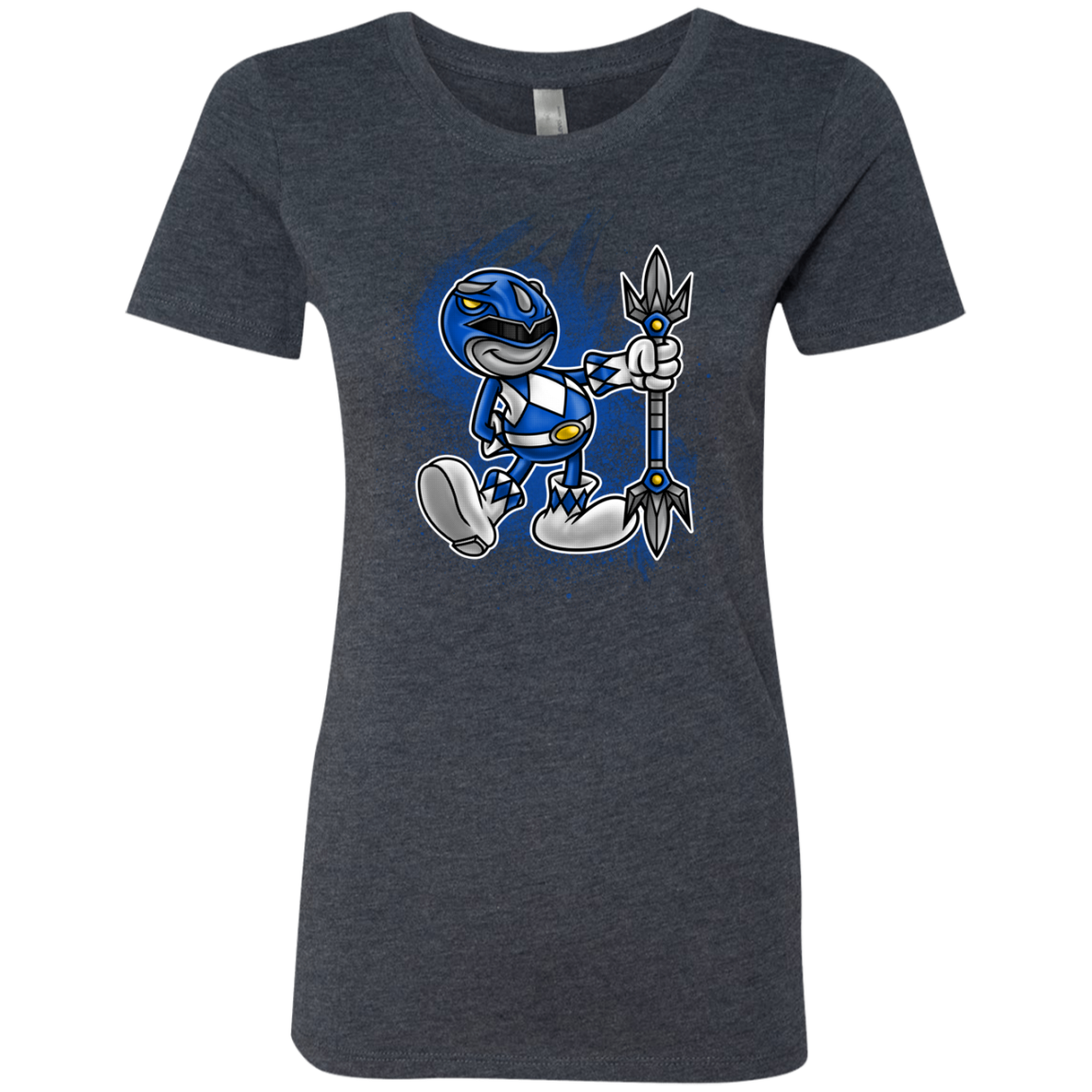 Blue Ranger Artwork Women's Triblend T-Shirt
