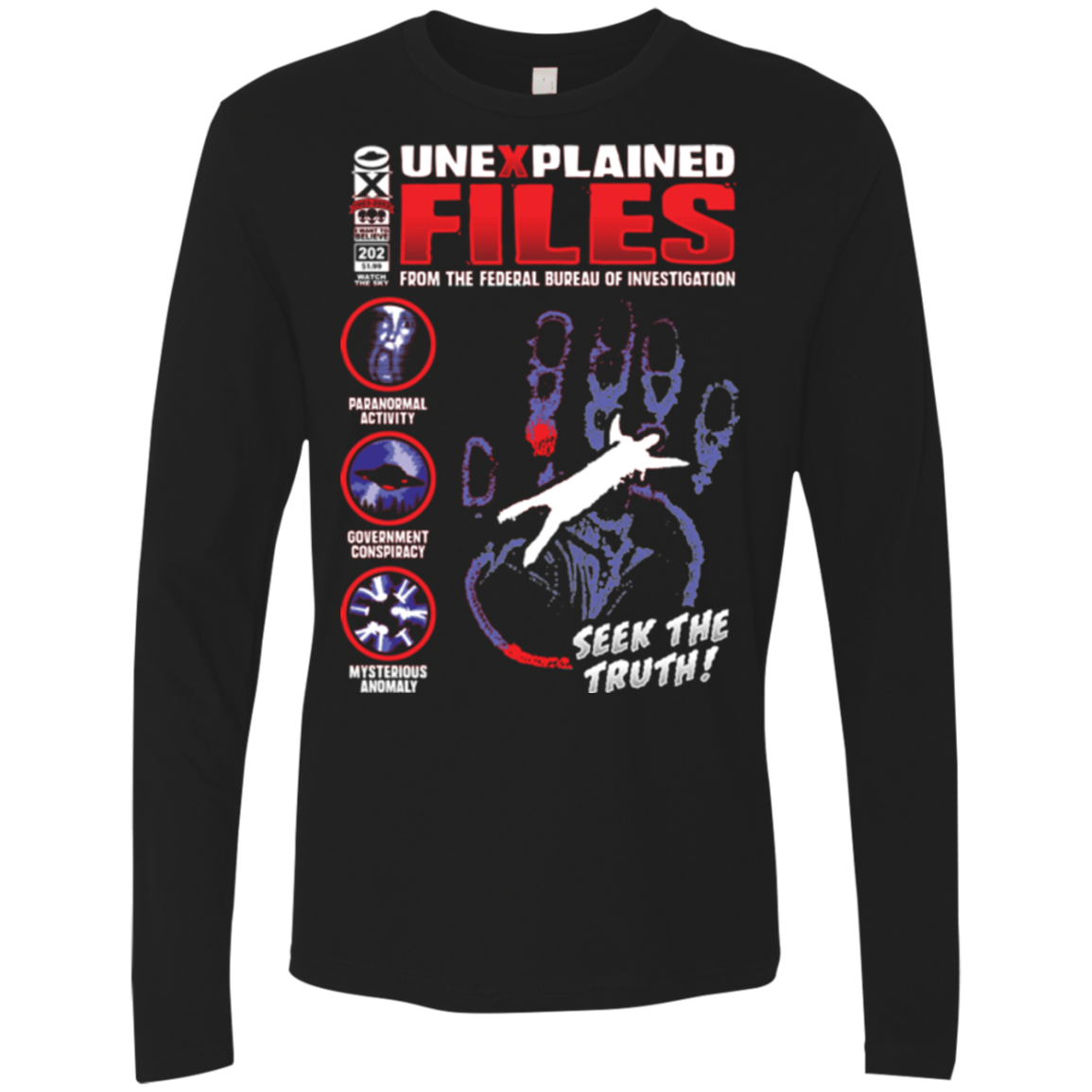 Unexplained Files Men's Premium Long Sleeve