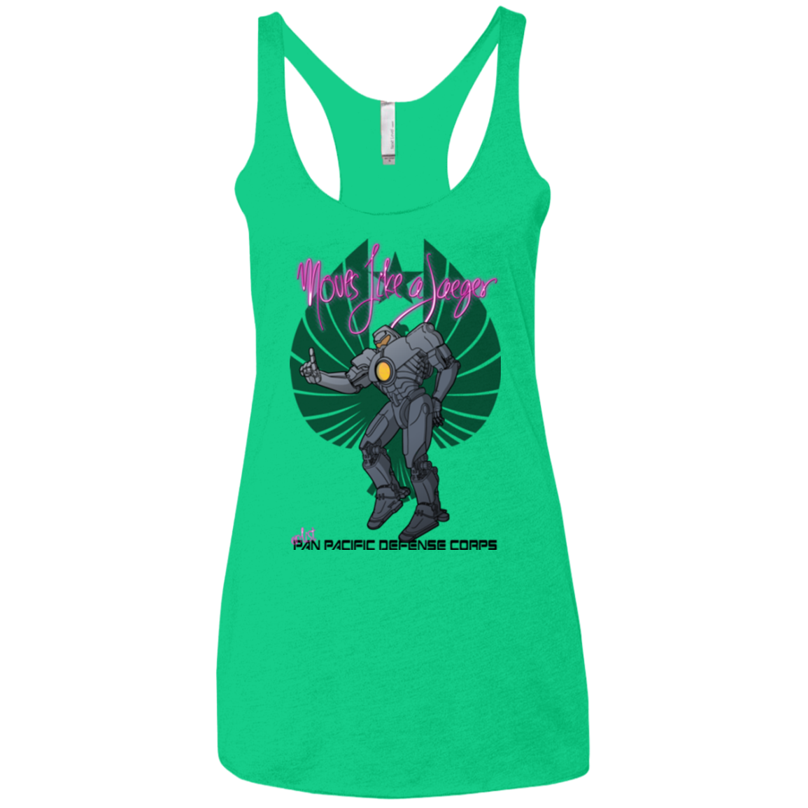 Moves Like A Jaegger Women's Triblend Racerback Tank