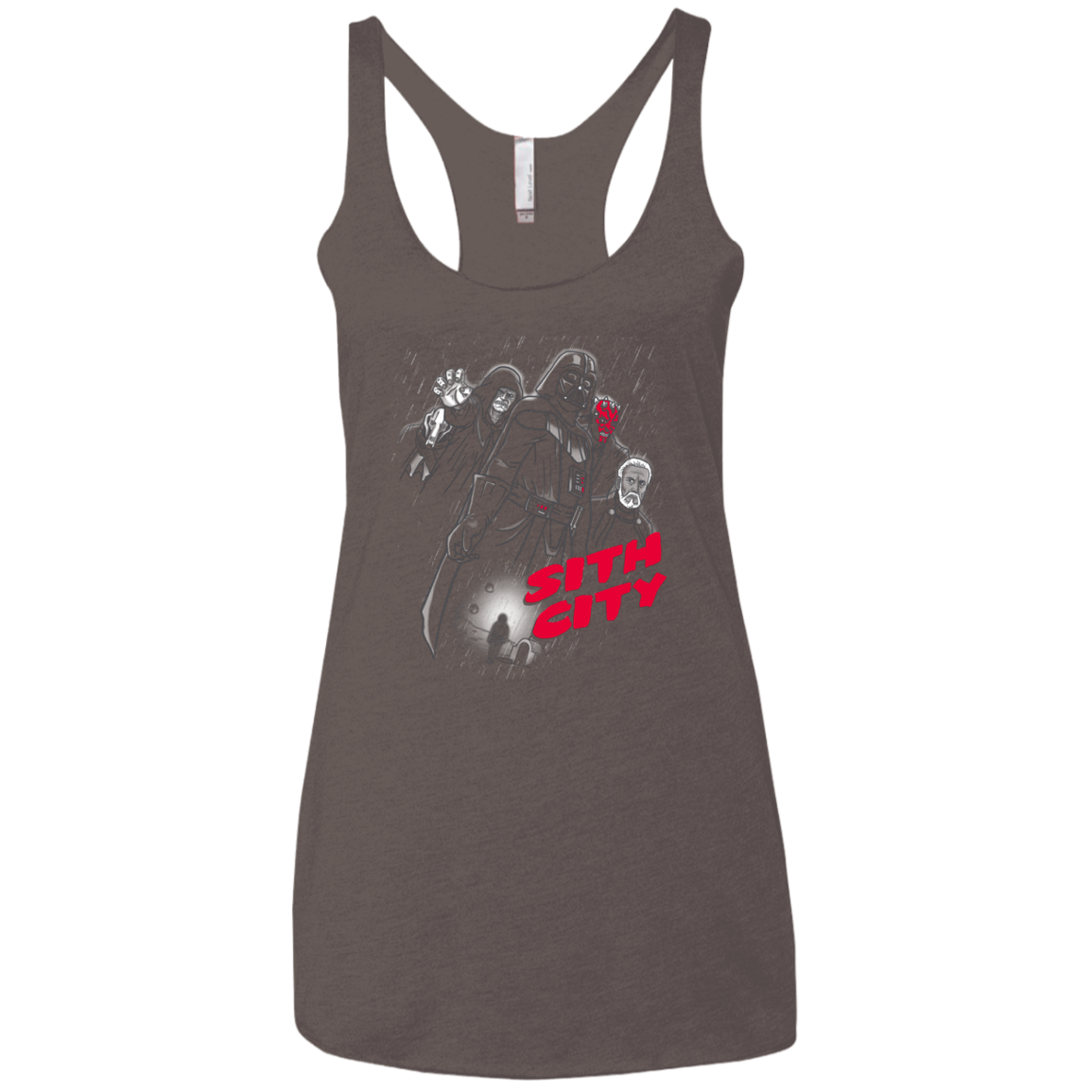 Sith city Women's Triblend Racerback Tank
