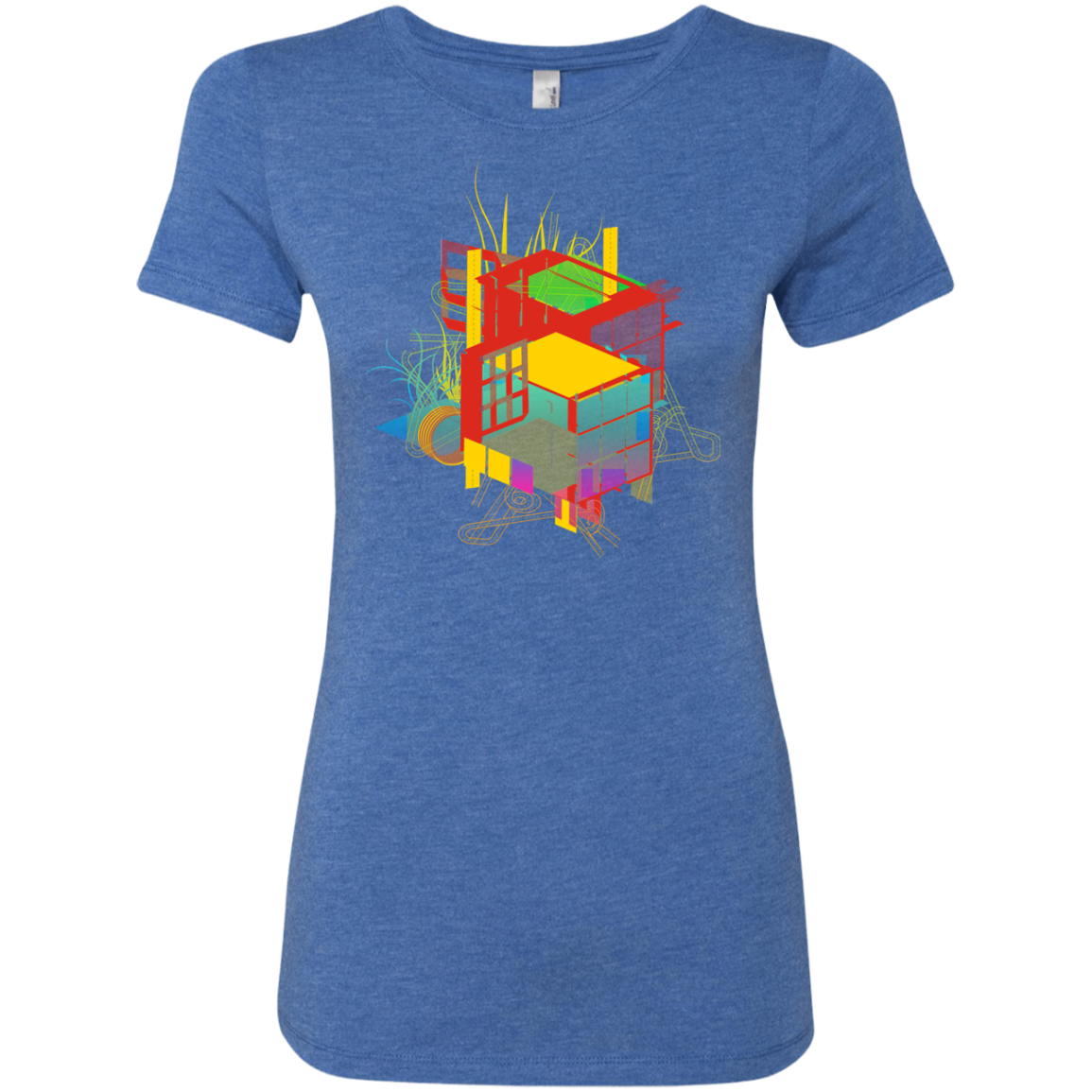 Rubik's Building Women's Triblend T-Shirt