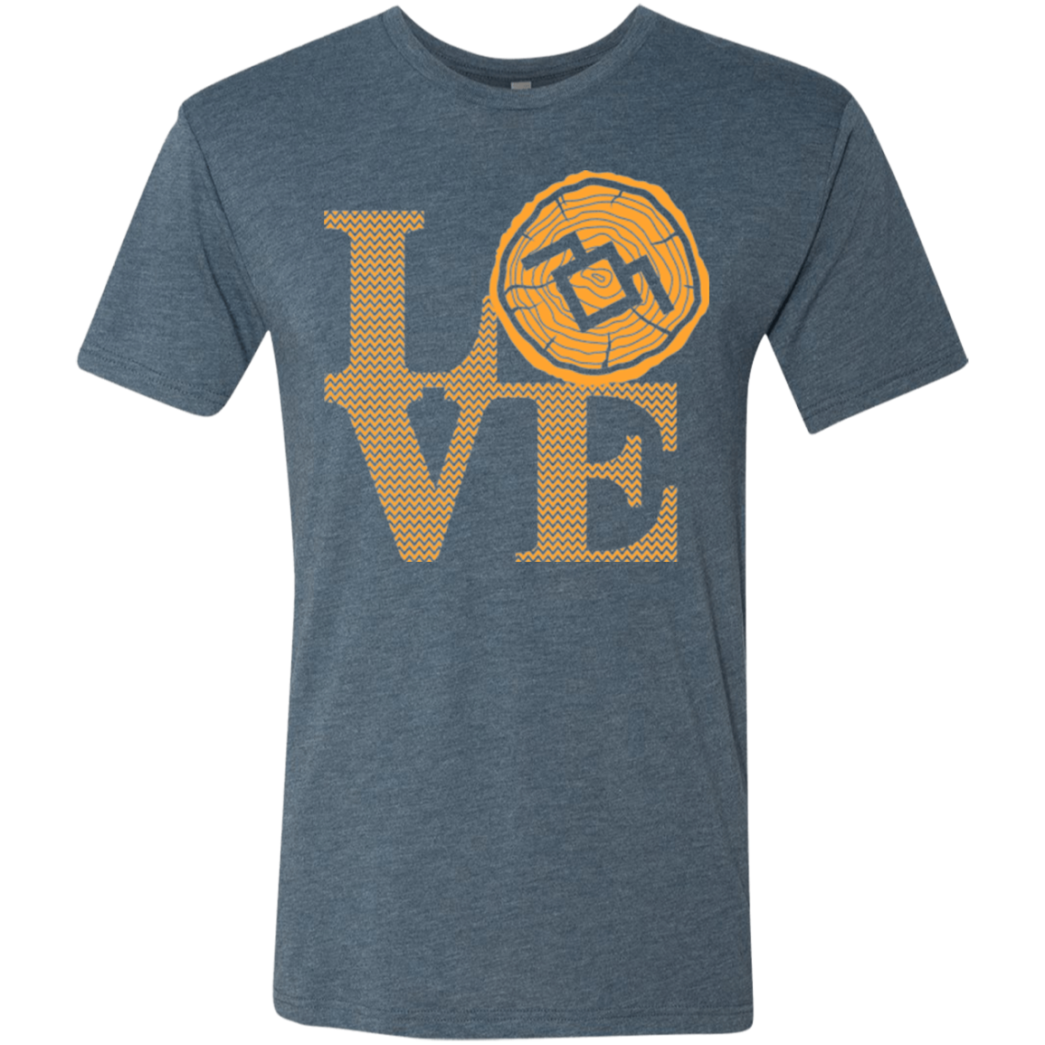 LOVE TWIN PEAKS Men's Triblend T-Shirt