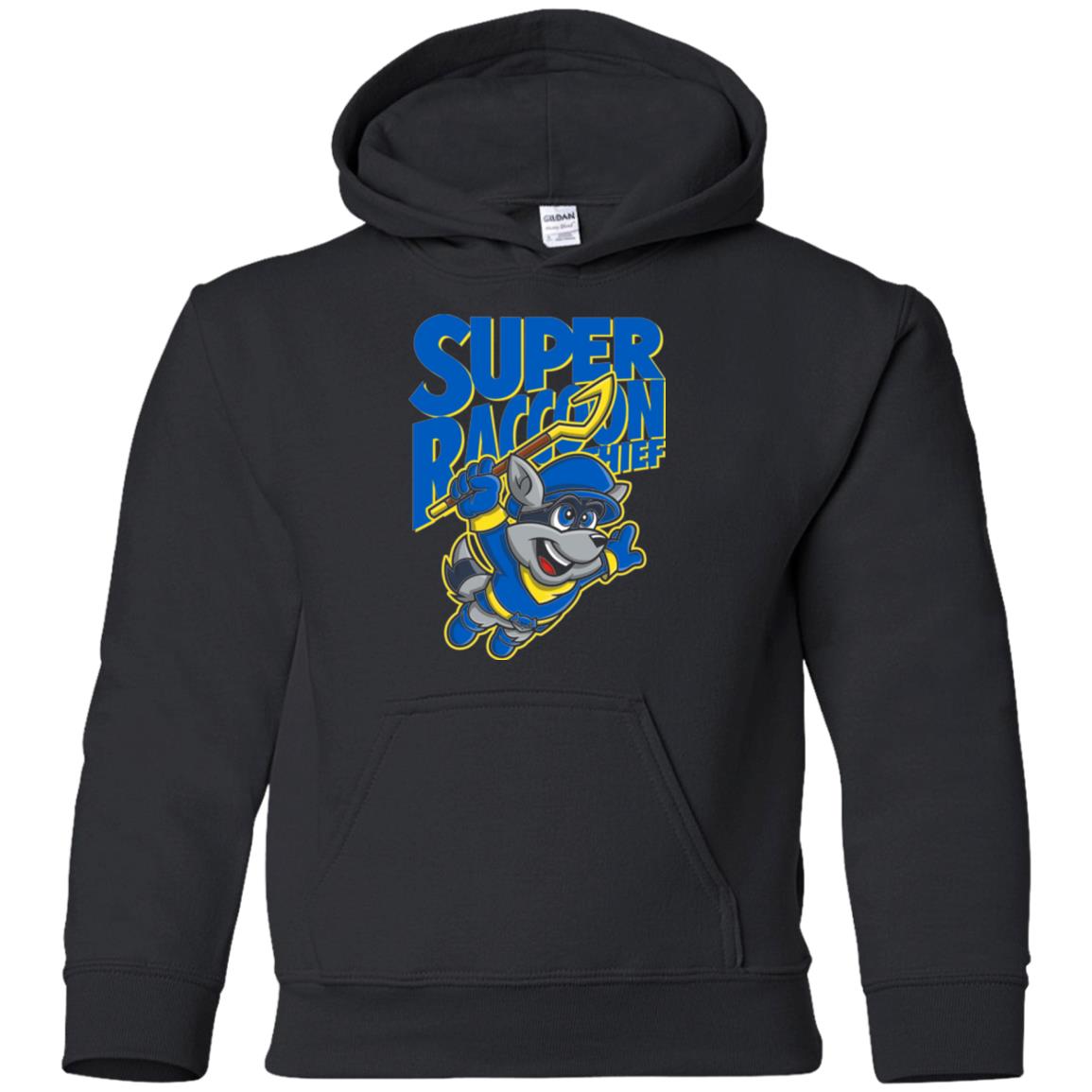 Super Racoon Thief Youth Hoodie