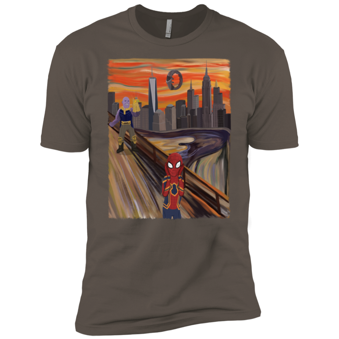 Spider Scream Men's Premium T-Shirt