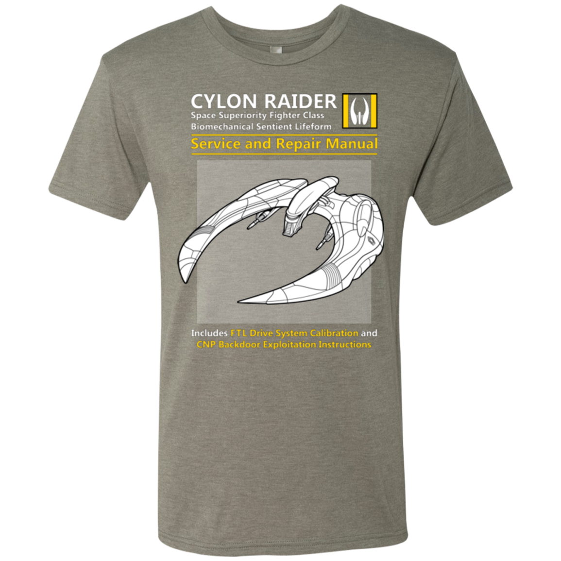CYLON RAIDER SERVICE & REPAIR MANUAL Men's Triblend T-Shirt