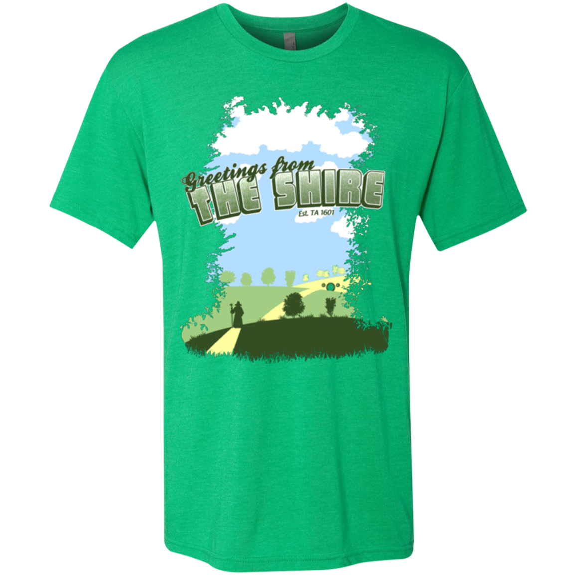 Greetings From Shire Men's Triblend T-Shirt