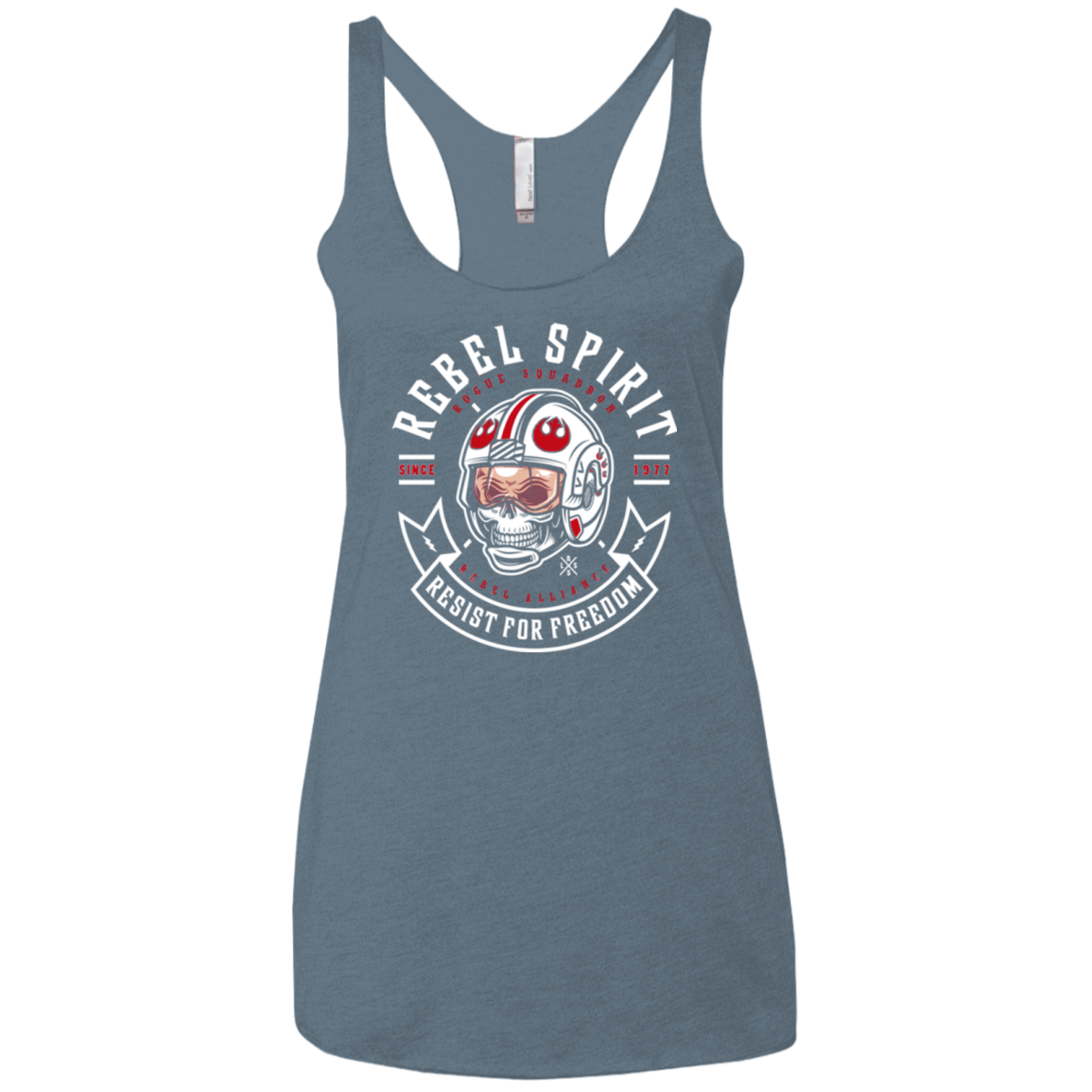 Rebel Since 1977 Women's Triblend Racerback Tank