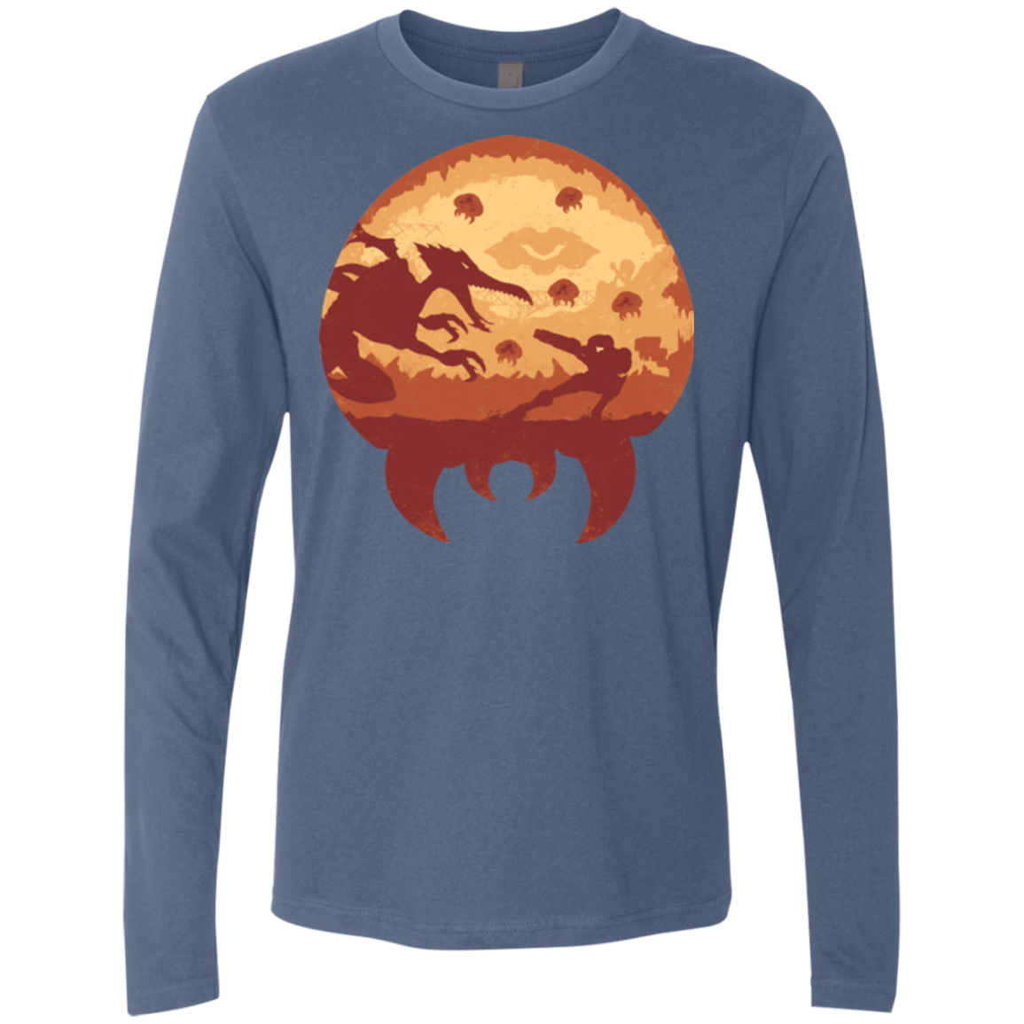 Escape from Zebes Men's Premium Long Sleeve