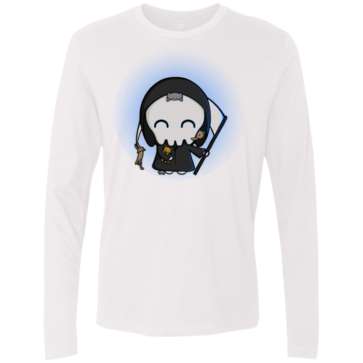 Death Loves Cats Men's Premium Long Sleeve