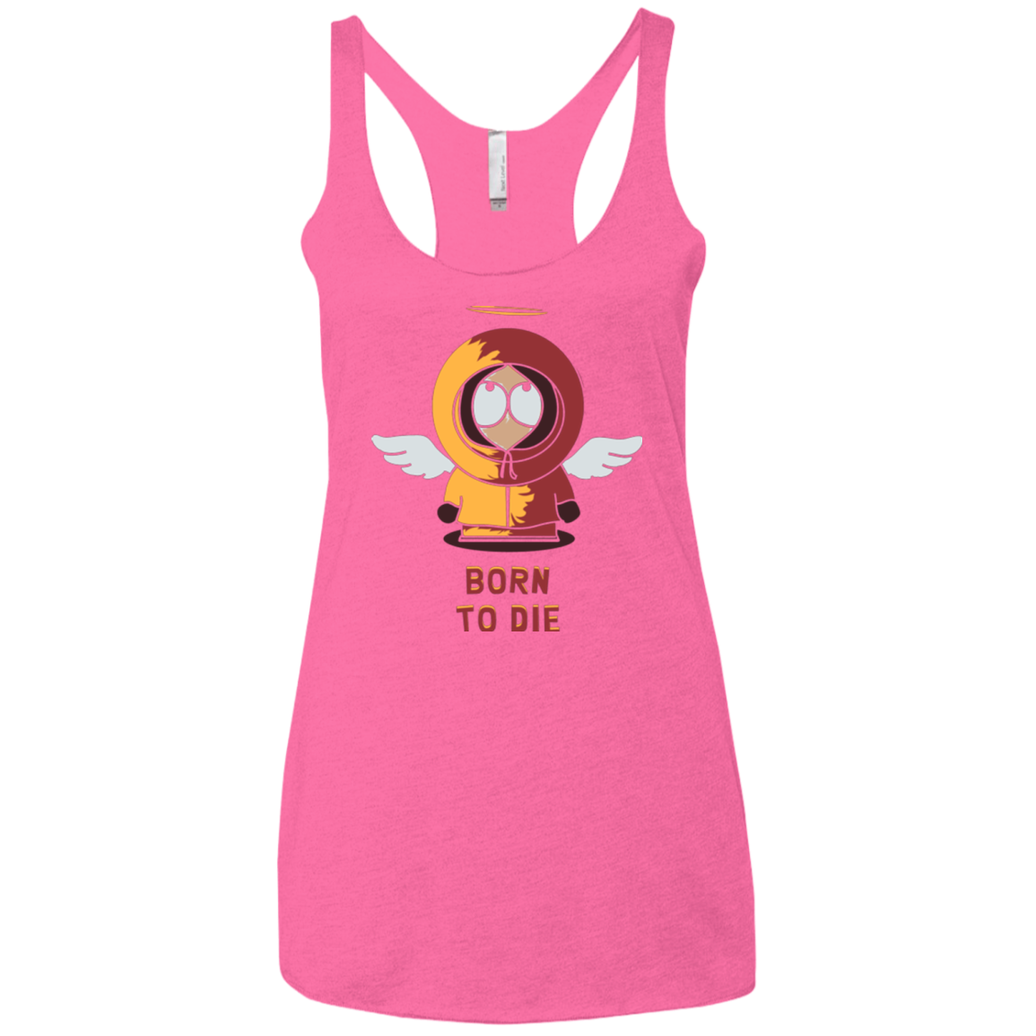 BORN TO DIE Women's Triblend Racerback Tank